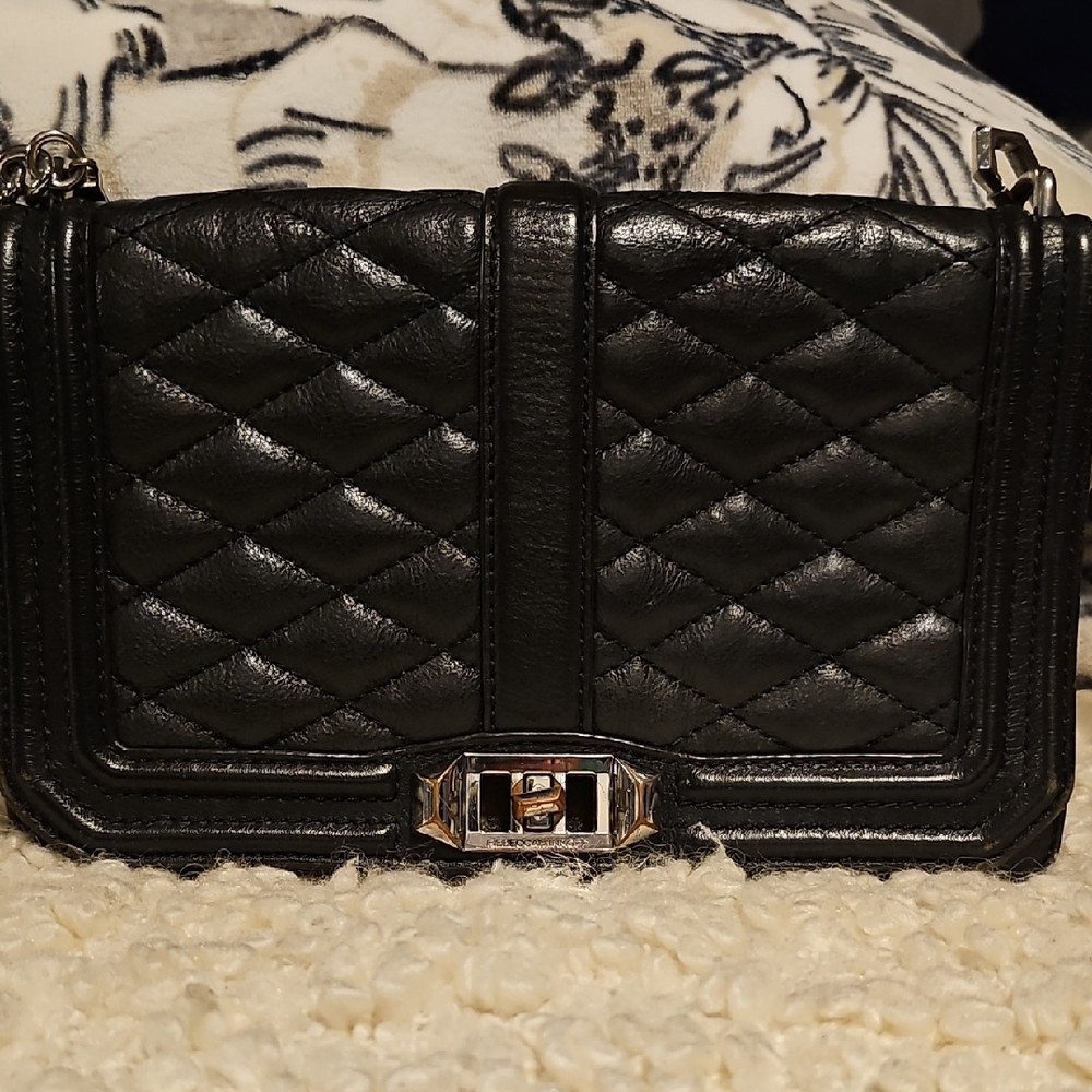 Rebecca Minkoff Black Quilted Crossbody Bag